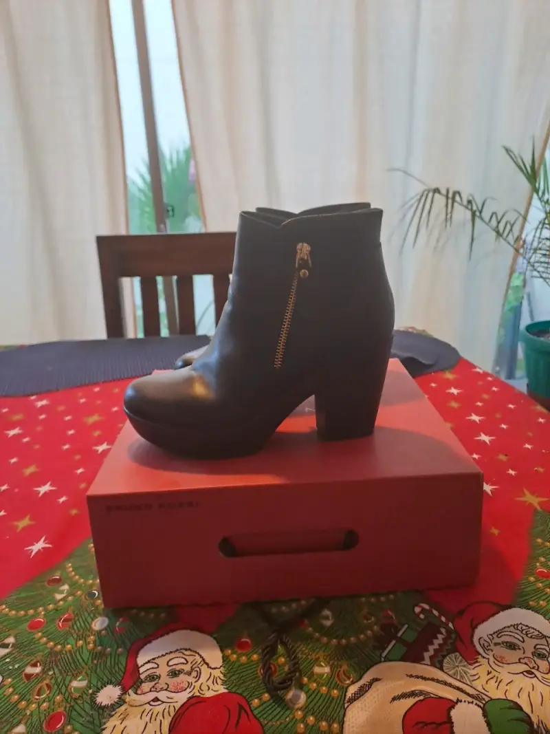 Botines negros con cierre - 2