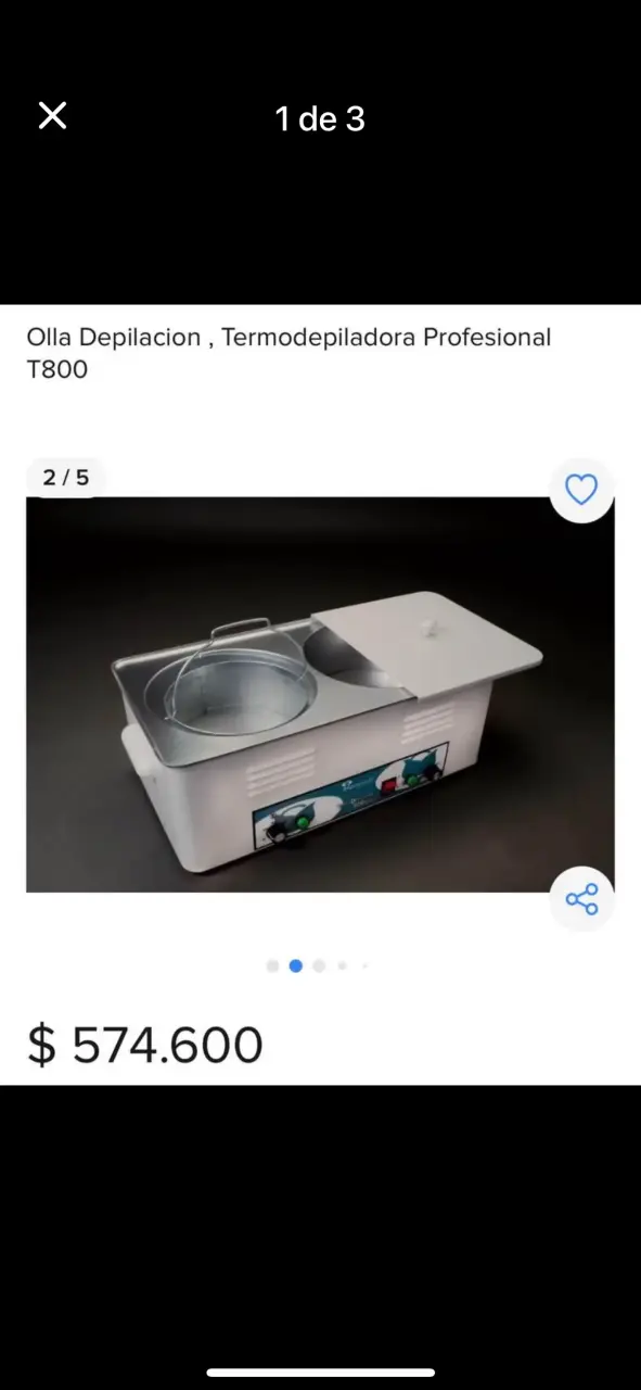 Máquina para depilación cera profesional maravilla - 2