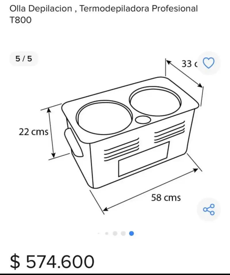 Máquina para depilación cera profesional maravilla - 3