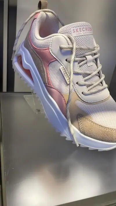Zapatillas Skechers nuevas beige y rosa, n° 37 - miniatura 2