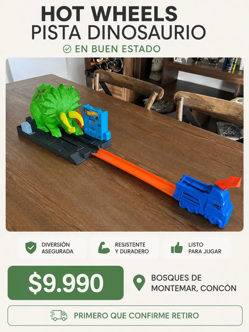 Hot Wheels Pista Dinosaurio