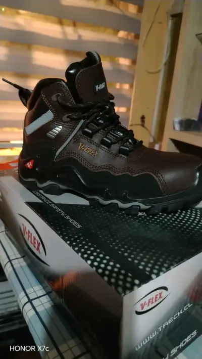 Botas V-Flex marrones de seguridad - miniatura 1