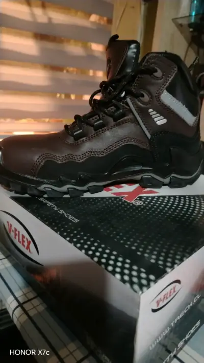 Botas V-Flex marrones de seguridad - miniatura 2