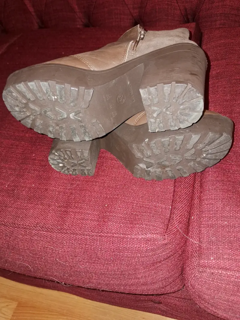 Botines de cuero. Azaleia. Marrones para mujer - 5