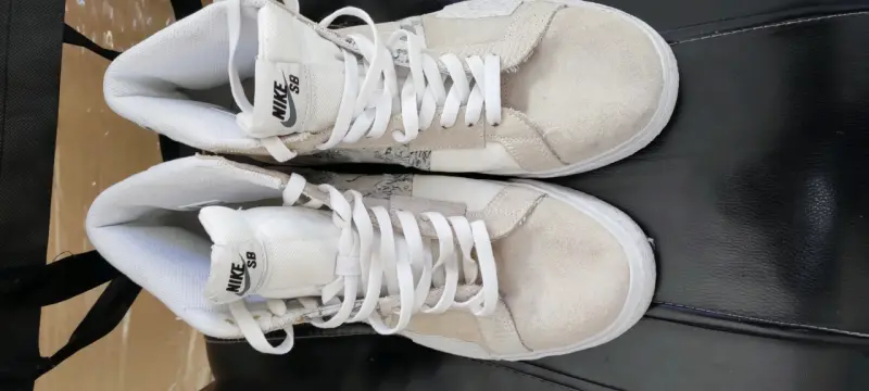 Zapatillas altas Nike SB blancas - 3
