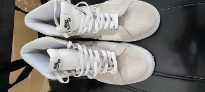 Zapatillas altas Nike SB blancas - miniatura 3