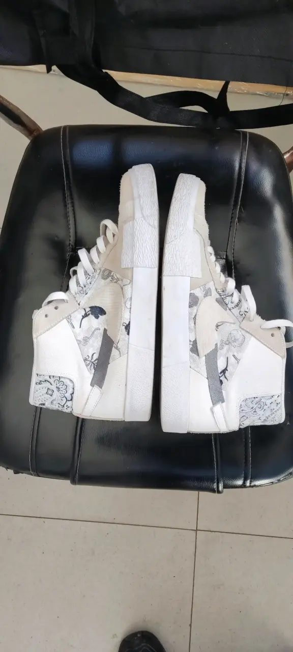 Zapatillas altas Nike SB blancas - 5