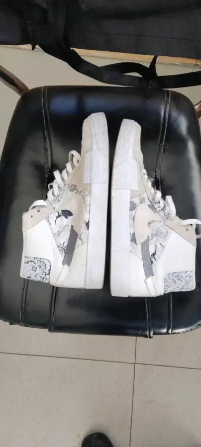 Zapatillas altas Nike SB blancas - miniatura 5