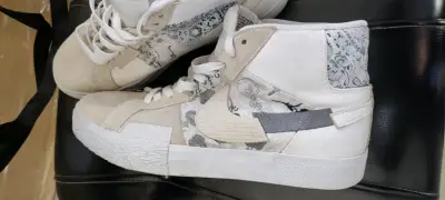 Zapatillas altas Nike SB blancas - miniatura 6