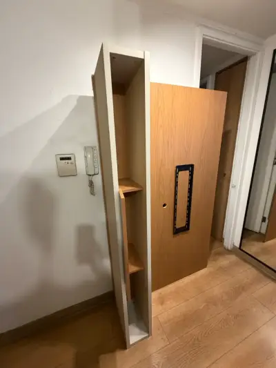 Centro de entretenimiento modular madera - miniatura 1