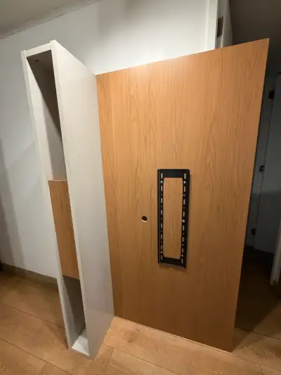 Centro de entretenimiento modular madera - miniatura 3