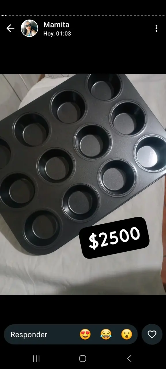 Molde para muffins 12 cavidades