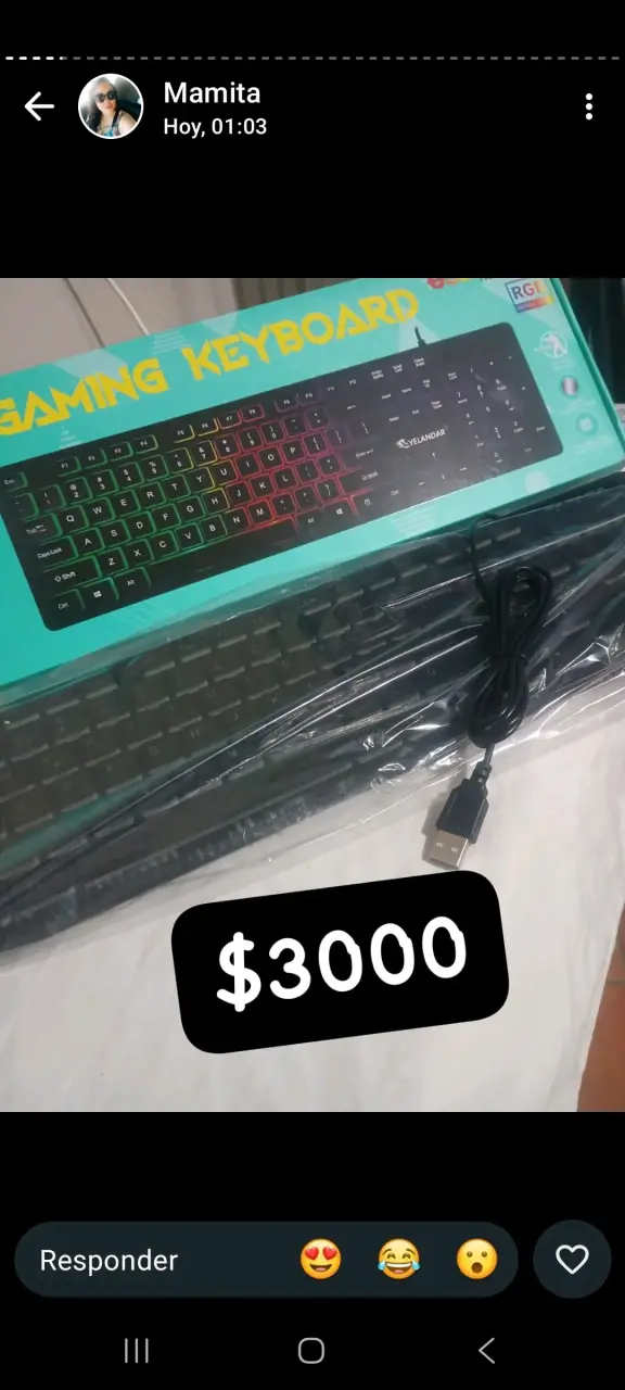 Teclado RGB para gaming