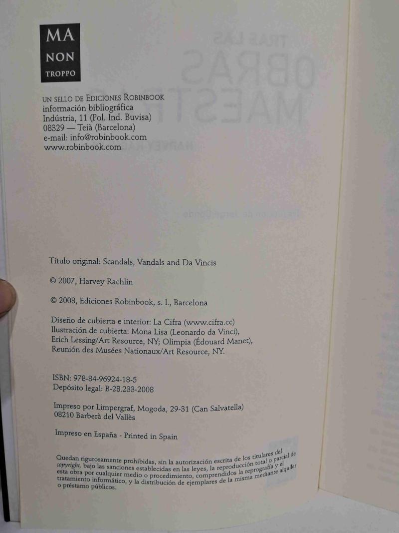 Libro 'Tras las Obras Maestras' - 3