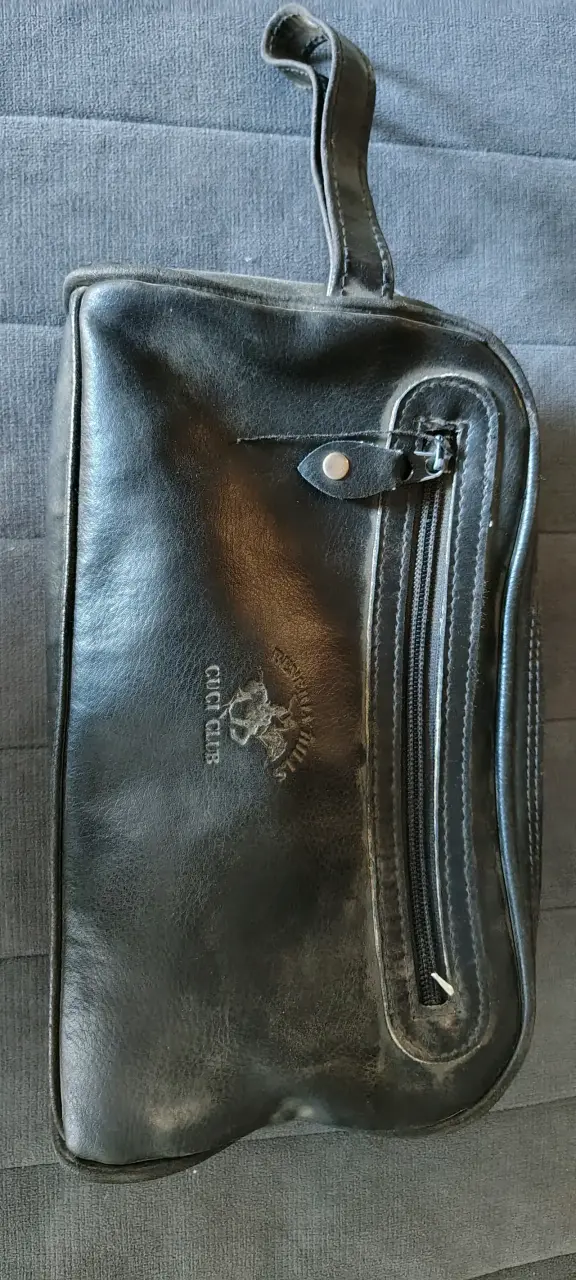 Estuche de cuero negro - 2