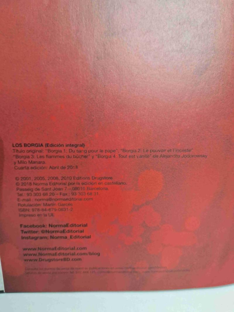 Libro Los Borgia Integral - 3