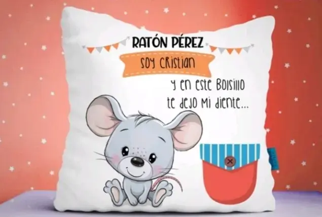 Cojín infantil Ratón Pérez - 1