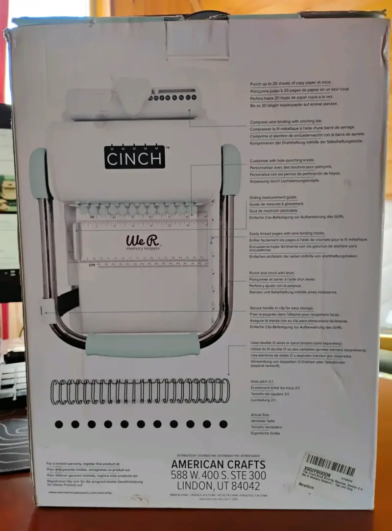 Máquina encuadernadora Cinch - 2