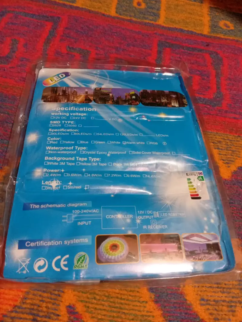Tira LED con control remoto - 2