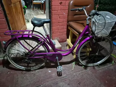 Bicicleta púrpura con canasto Orbital - miniatura 2