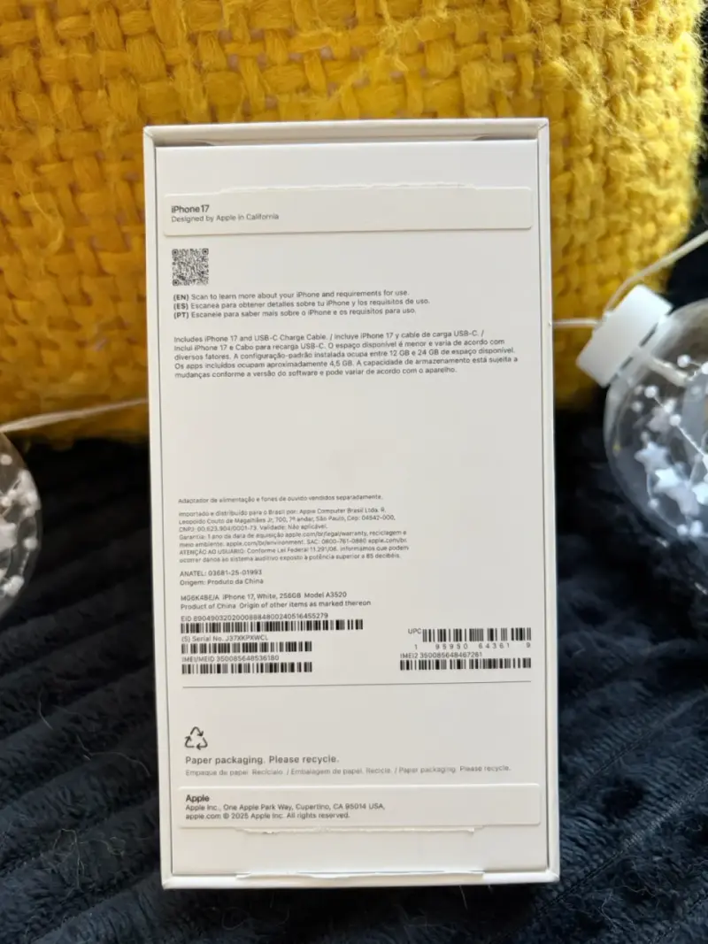 Vendo mi iPhone 17 256GB 99% - 2