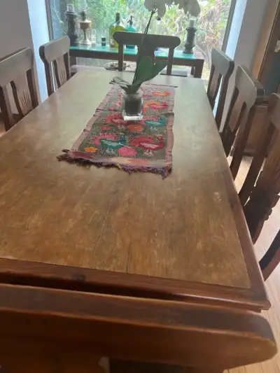 Mesa de comedor de madera - miniatura 2