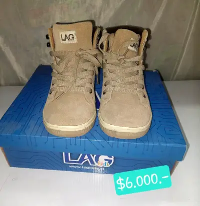 Zapatillas beige LAG Kids - miniatura 1