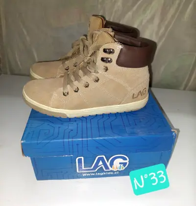 Zapatillas beige LAG Kids - miniatura 2