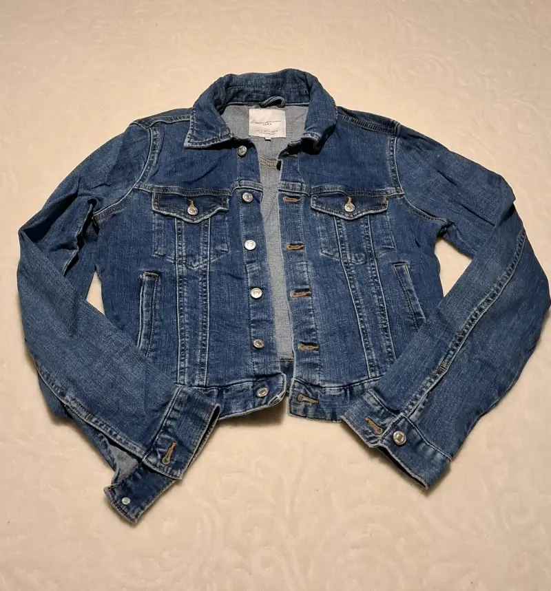 Chaqueta de mezclilla azul - 1