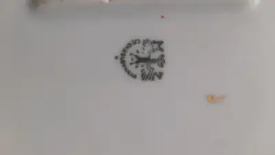 2 Fuente ovalada y cuadrada de porcelana - miniatura 3