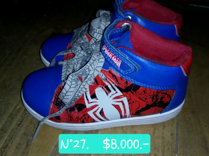 Zapatillas Spiderman niños talla 27 - 1