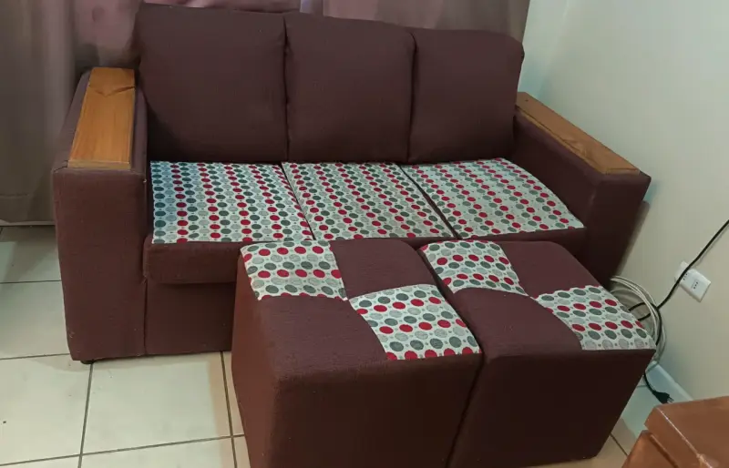 Sofá con asientos de diseño