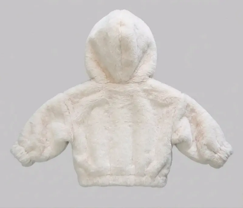 Chaqueta de peluche con capucha para bebe - 2