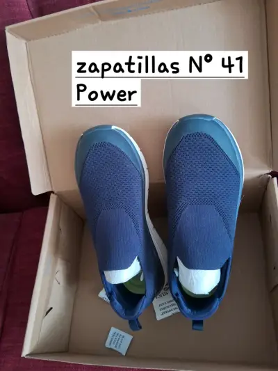 Zapatillas Power azul N°41 - miniatura 1