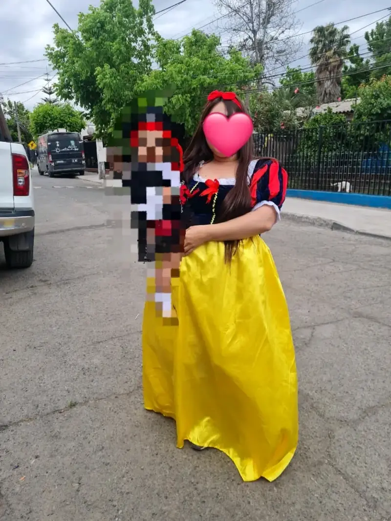 Disfraz de blanca nieves M a XL - 4