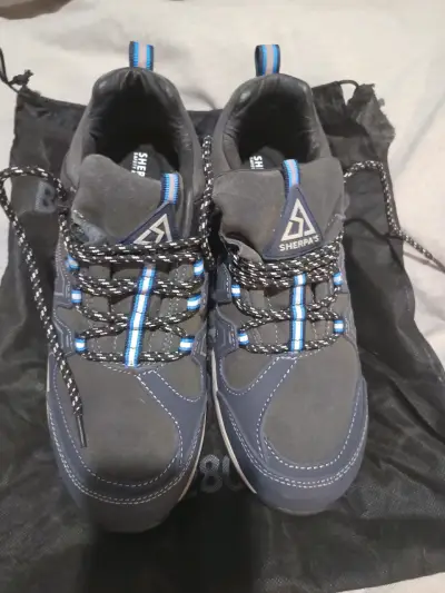 Zapatillas Sherpa's azul y gris - miniatura 1