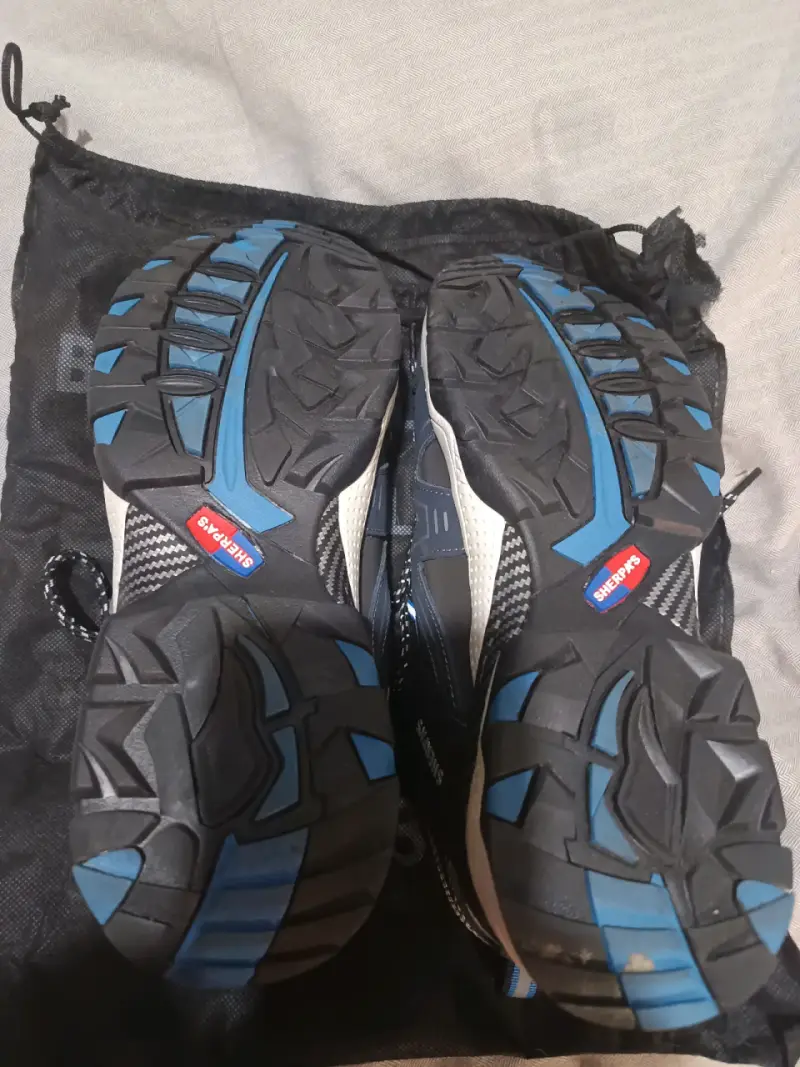 Zapatillas Sherpa's azul y gris - 3