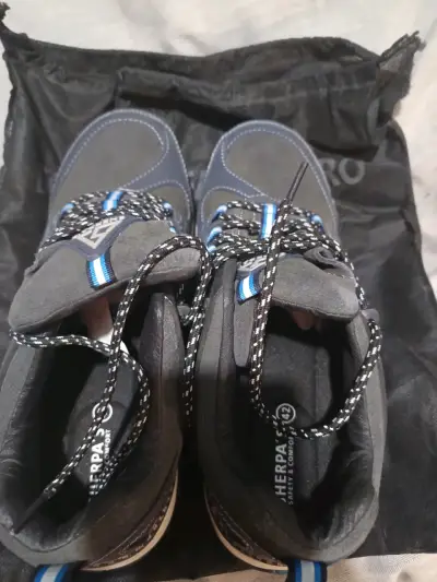 Zapatillas Sherpa's azul y gris - miniatura 4