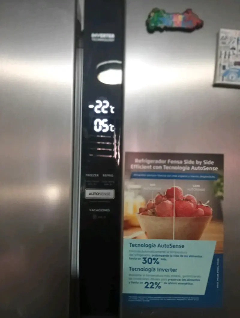 Refrigerador side by side plateado - 2