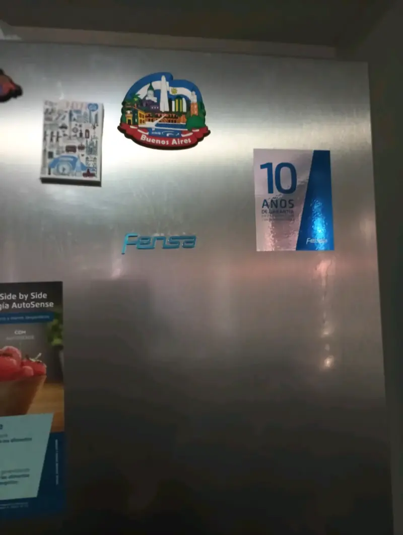Refrigerador side by side plateado - 3
