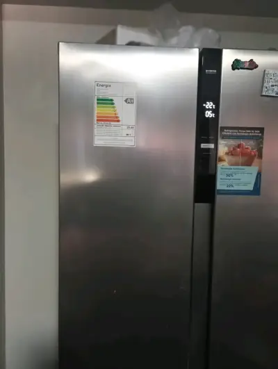Refrigerador side by side plateado - miniatura 4