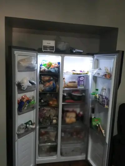 Refrigerador side by side plateado - miniatura 5