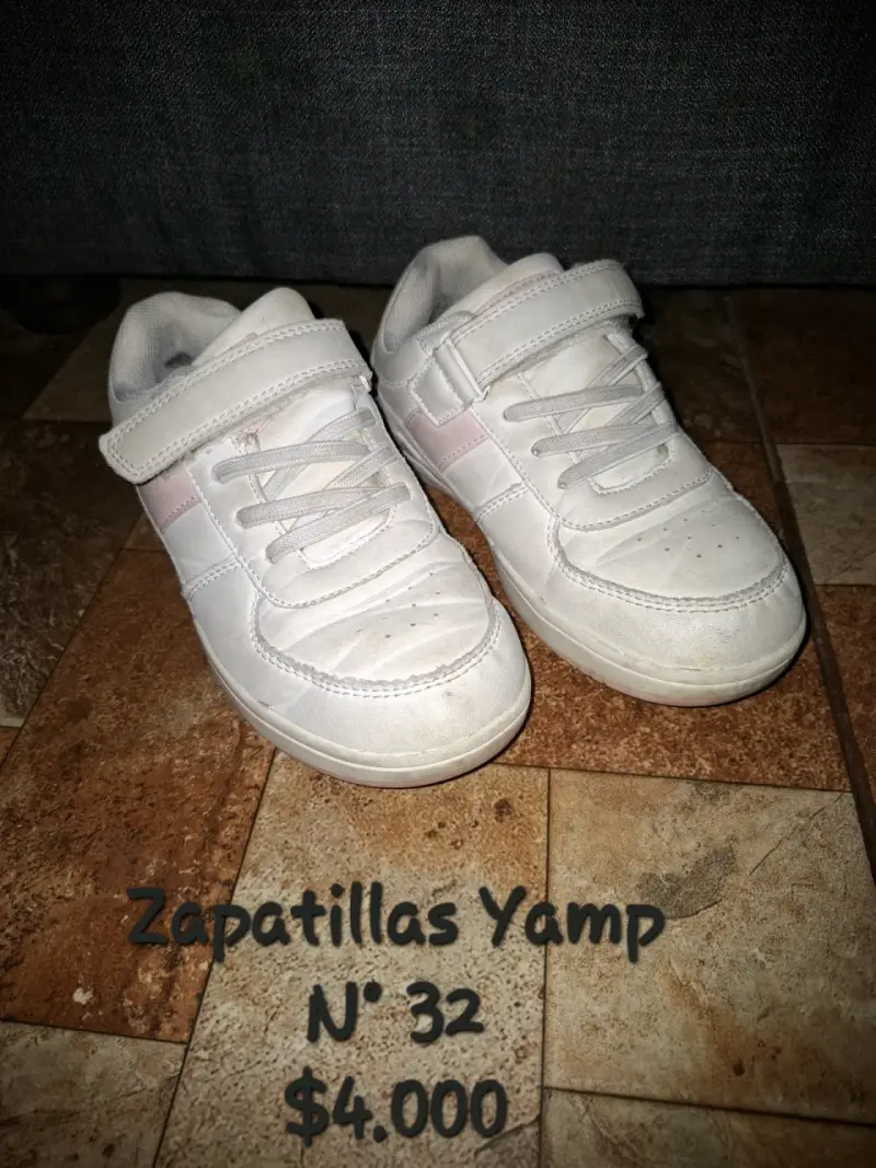 Zapatillas blancas Yamp talla 32 - 1