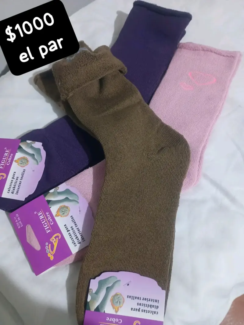 Calcetines de invierno colores variados
