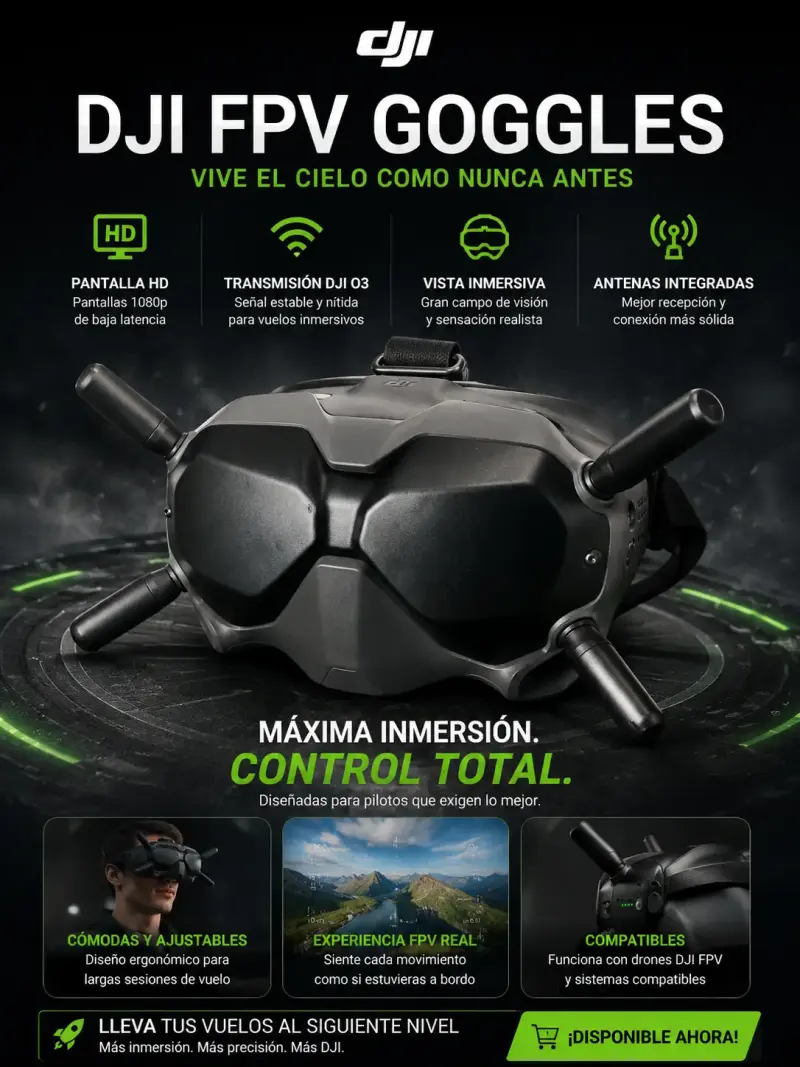 Gafas DJI FPV para drones