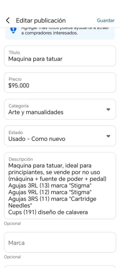 Maquina para tatuar - miniatura 3