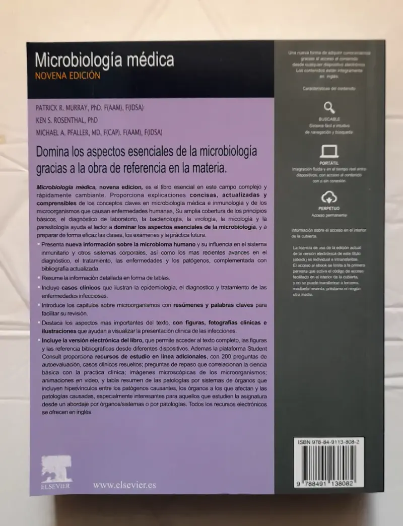 Libro Microbiología Médica (9ª edición) - 2