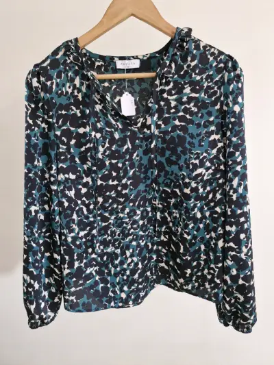 Blusa papaya print talla M - miniatura 1