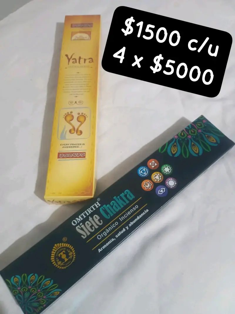 Incienso Yatra y Siete Chakra