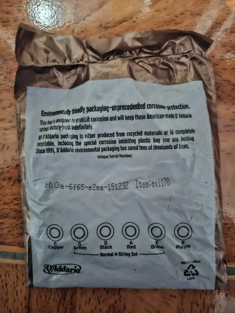 Pack de cuerdas para bajo electrico D'Addario - 1